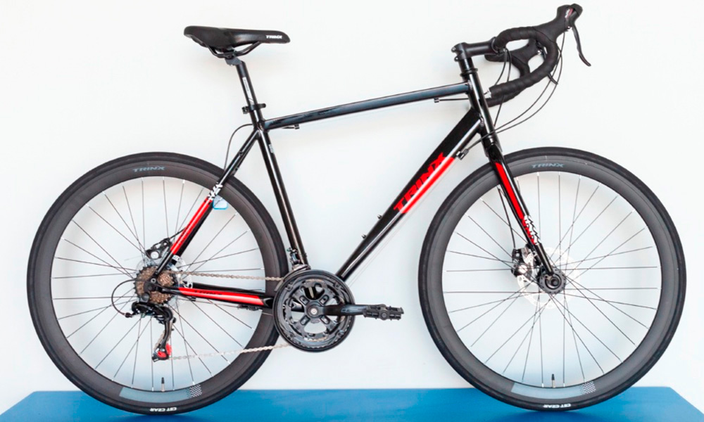 Велосипед шоссейный Trinx Tempo 2.1 28" размер М 2021 black